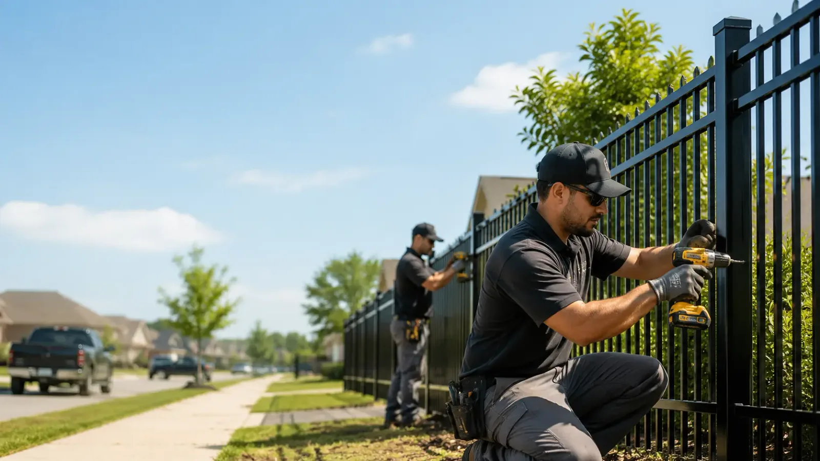 Metal Fence Installation in Elkhart, TX